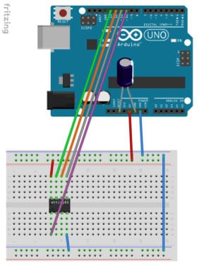 attiny-arduino-ligacao